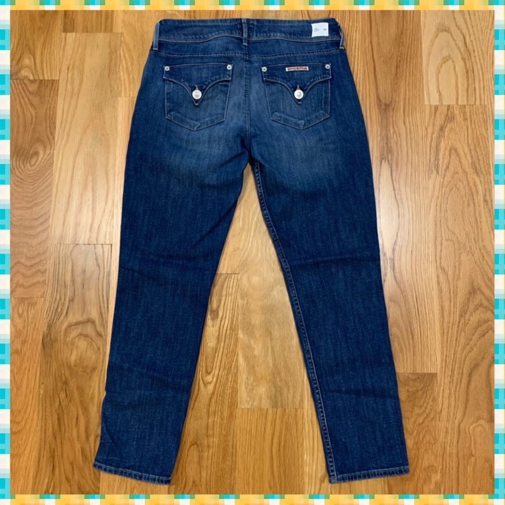 Hudson Collin Flap Skinny Crop Denim Jeans 6/28 - Picture 3 of 9